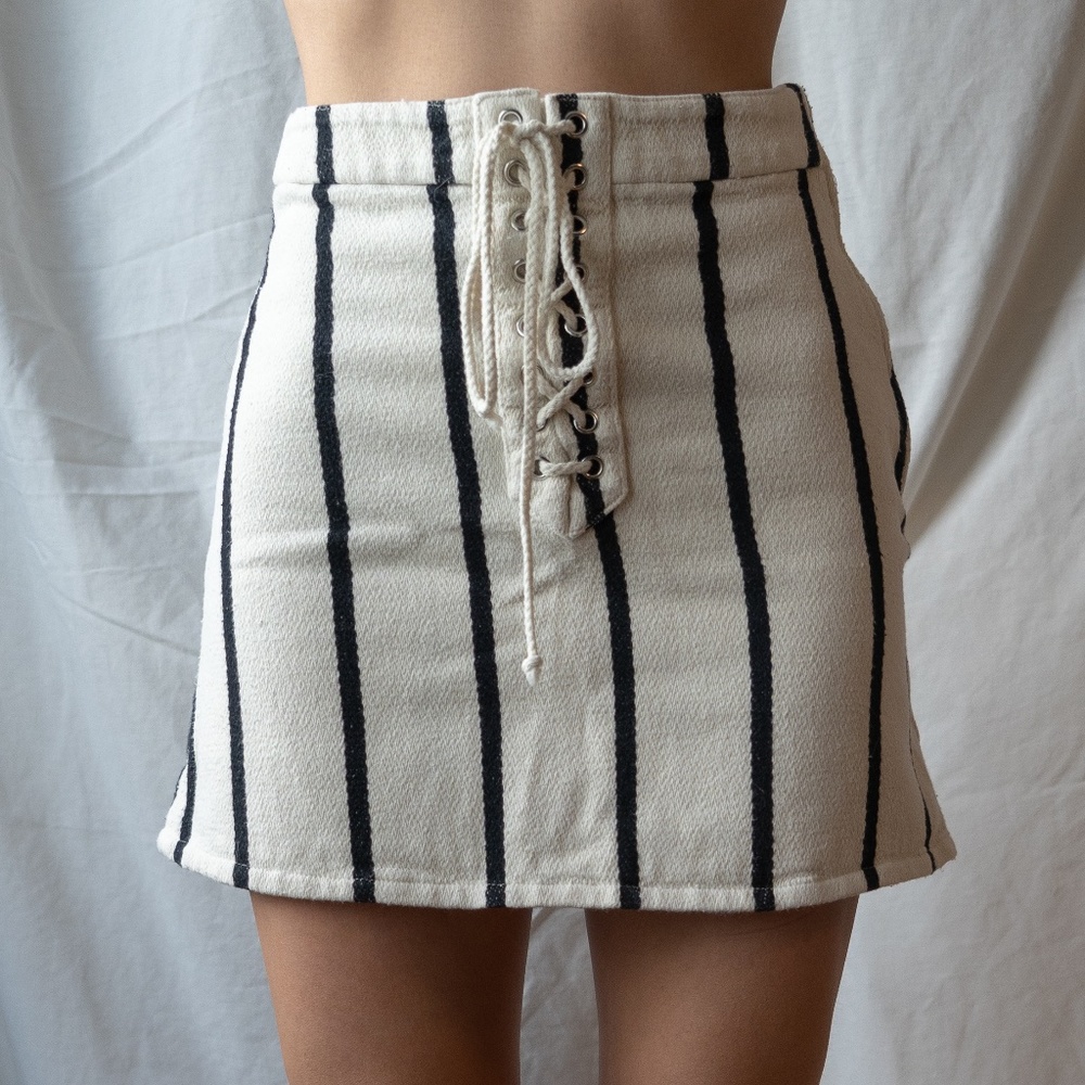 H&M Striped Skirt